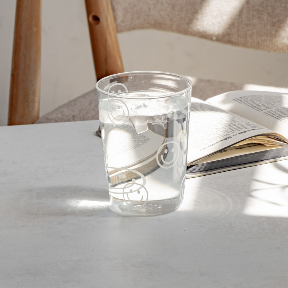 Verre à boire Smileys blanc (VE = 6 pcs)