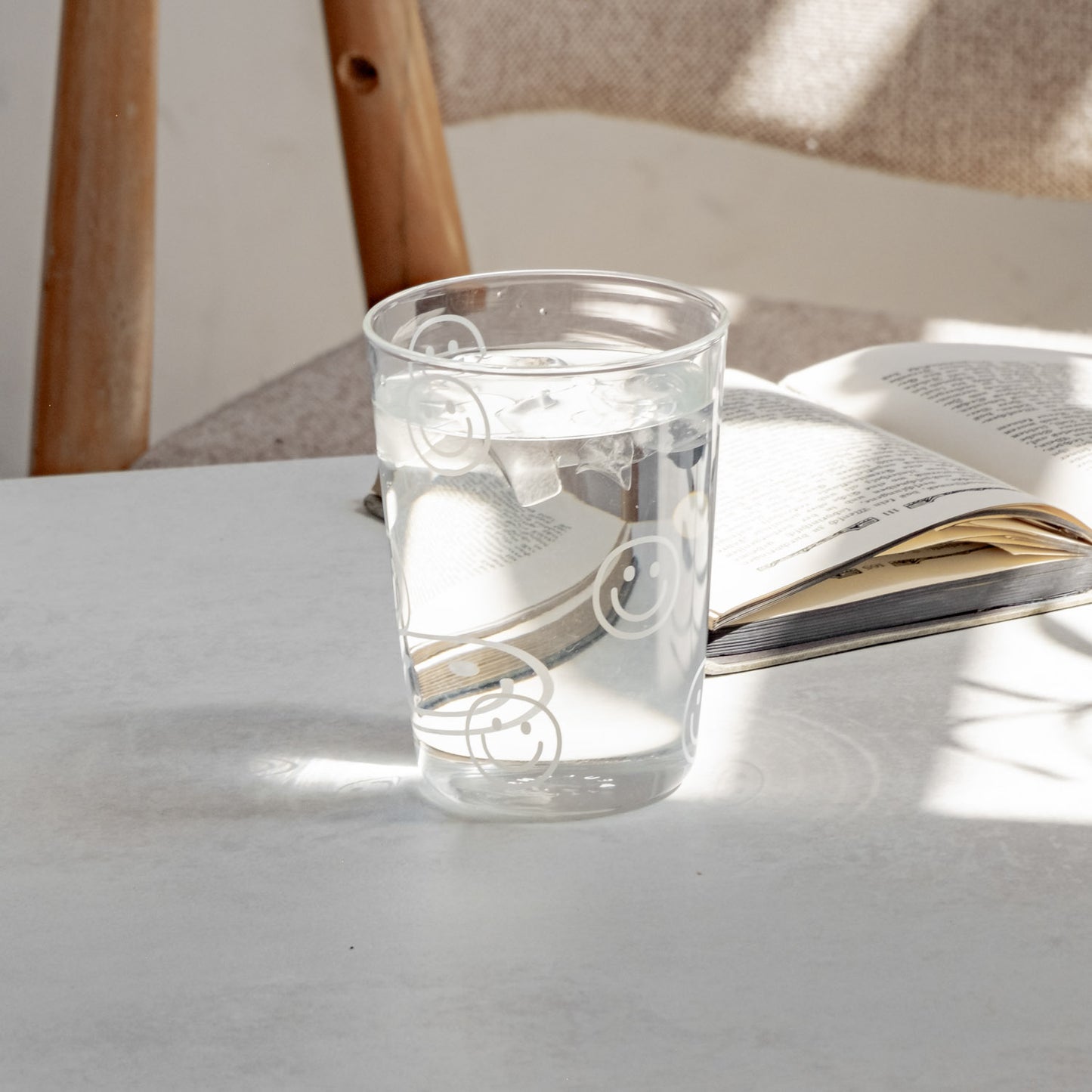 Verre à boire Smileys blanc (VE = 6 pcs)