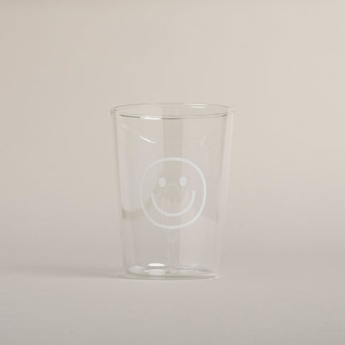 Drinking glass Smiley white (VE = 6 pcs)