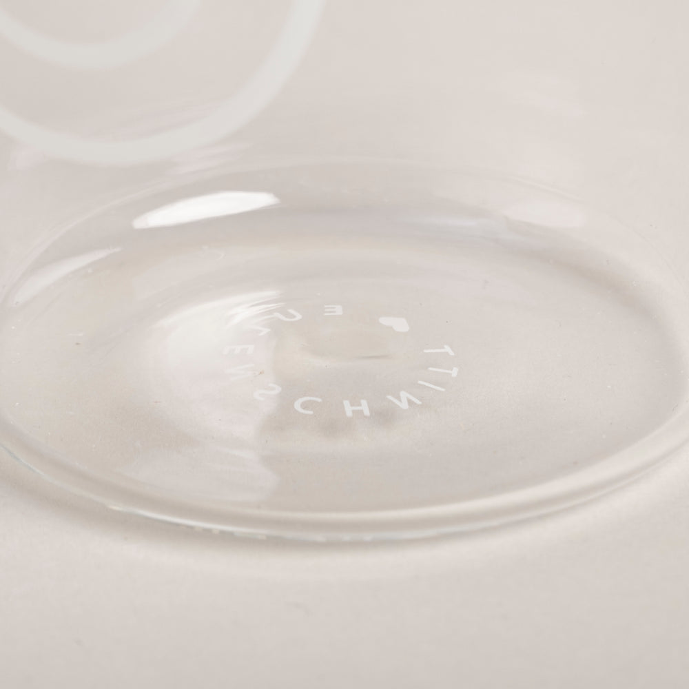 Drinking glass Smiley white (VE = 6 pcs)