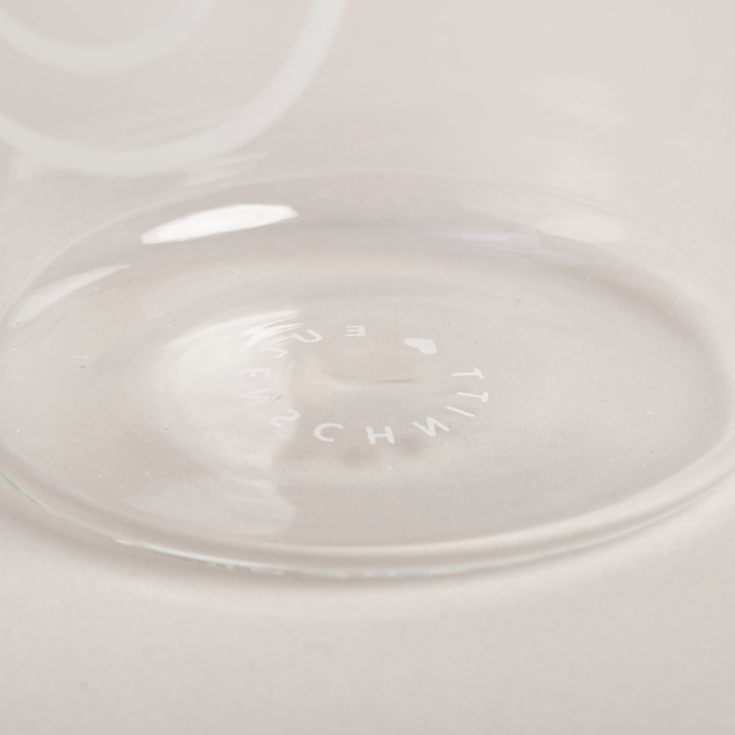 Drinking glass Smiley white (VE = 6 pcs)