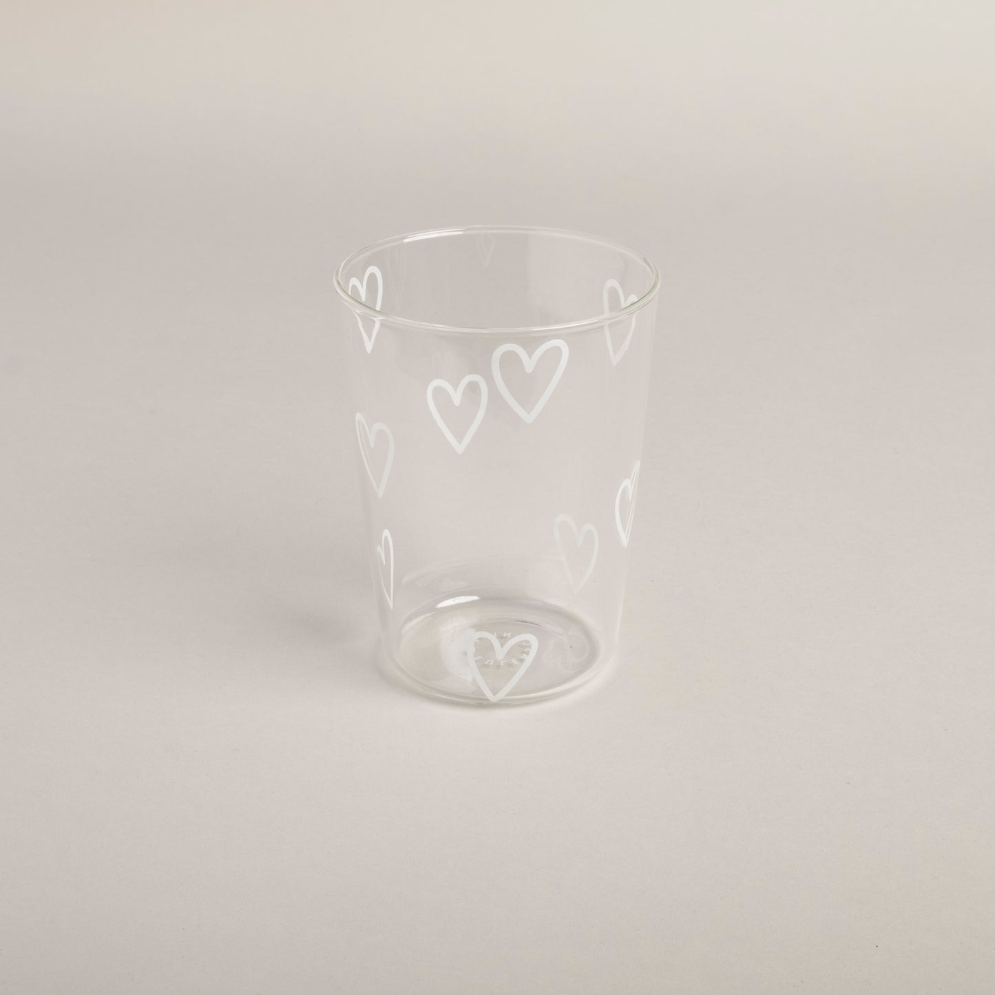 Verre à boire cœurs blanc (VE = 6 pcs)
