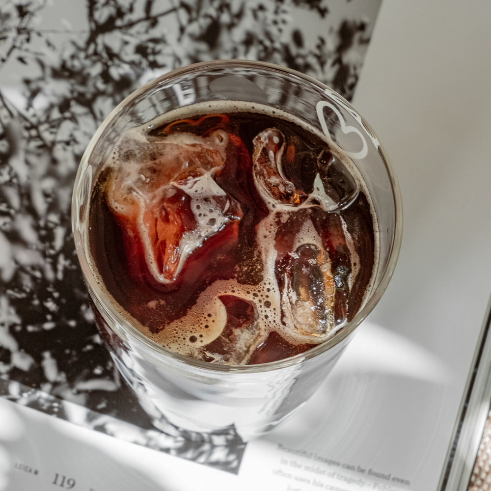 Verre à boire cœurs blanc (VE = 6 pcs)