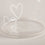 Verre à boire cœurs blanc (VE = 6 pcs)