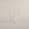 Verre à boire cœur blanc (VE = 6 pcs)