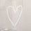 Verre à boire cœur blanc (VE = 6 pcs)