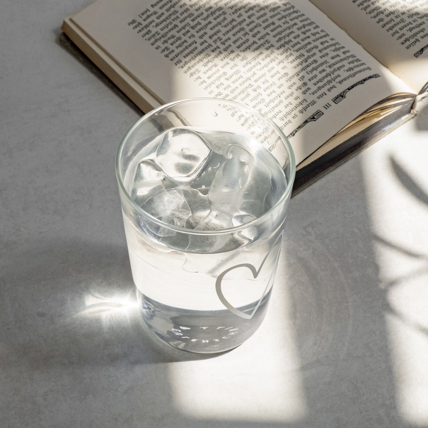 Verre à boire cœur blanc (VE = 6 pcs)