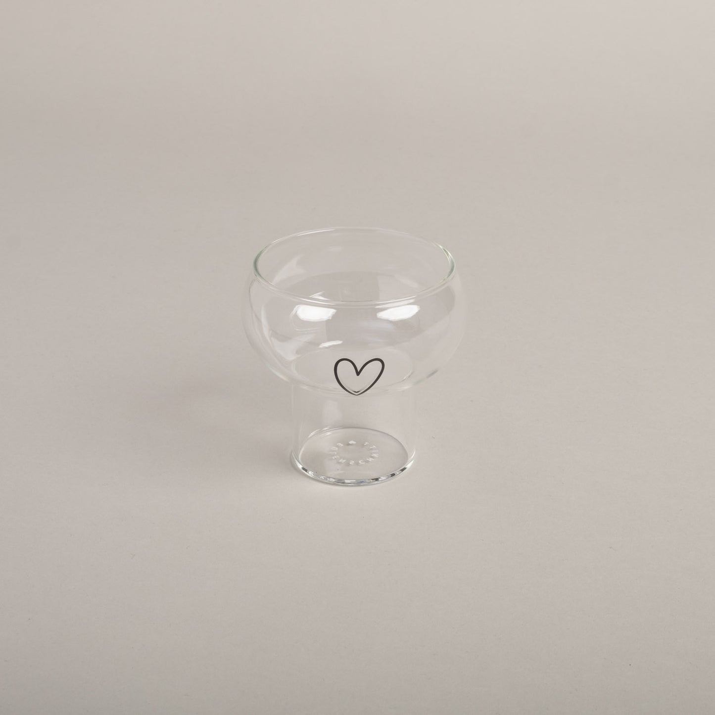 Bubble Glas Herz (VE = 6 Stk)