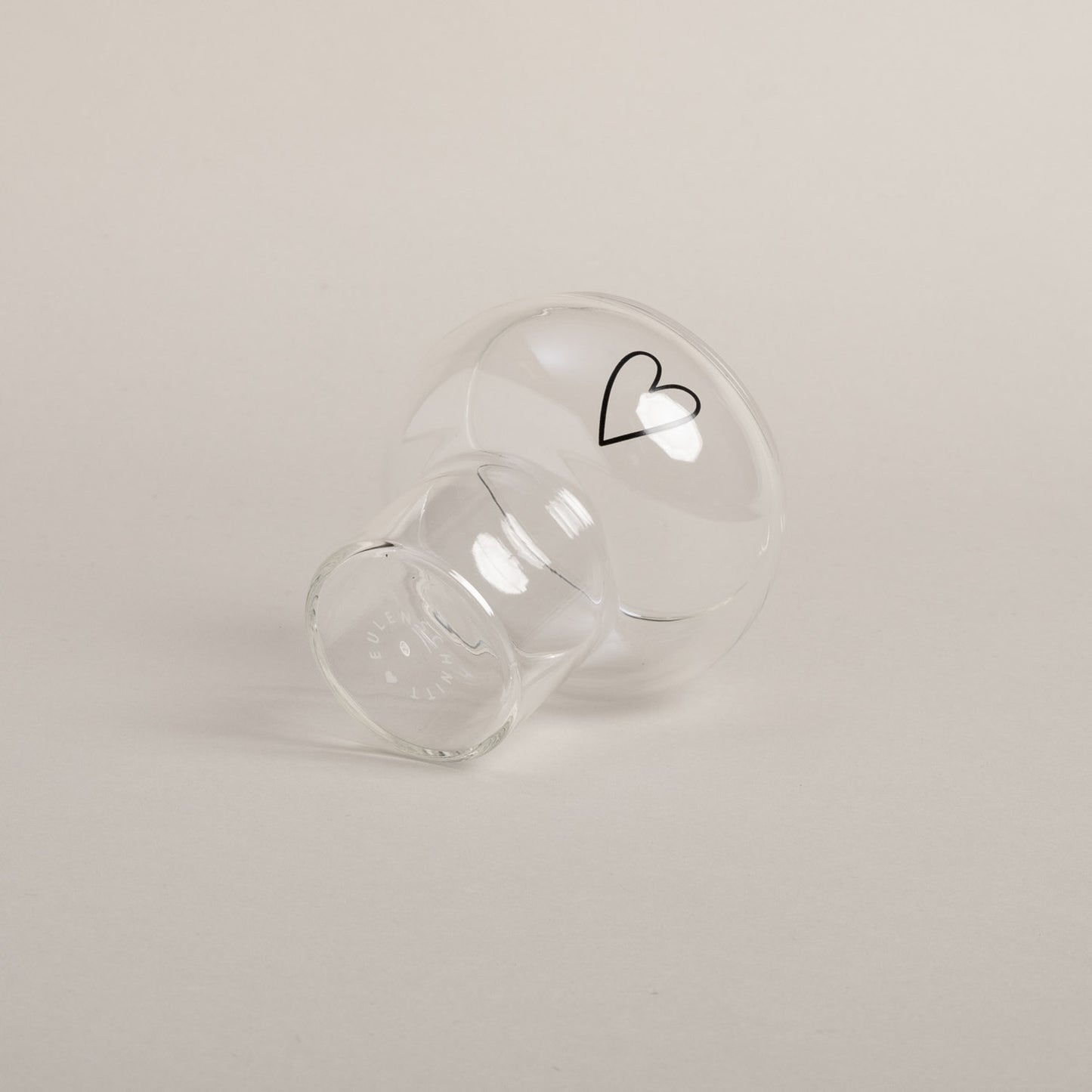 Bubble Glas Herz (VE = 6 Stk)