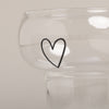 Bubble Glas Herz (VE = 6 Stk)