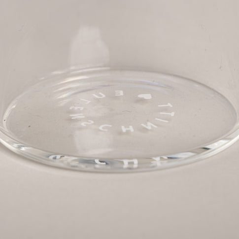 Bubble Glas Herz (VE = 6 Stk)