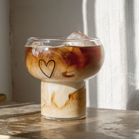 Bubble Glas Herz (VE = 6 Stk)