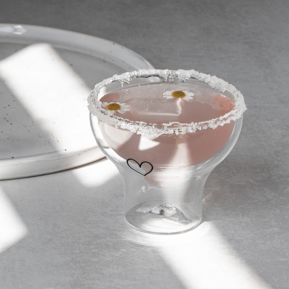 Verre double paroi cœur 100ml (VE = 6 pcs)