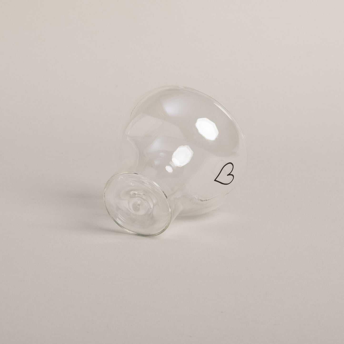 Verre double paroi cœur 100ml (VE = 6 pcs)