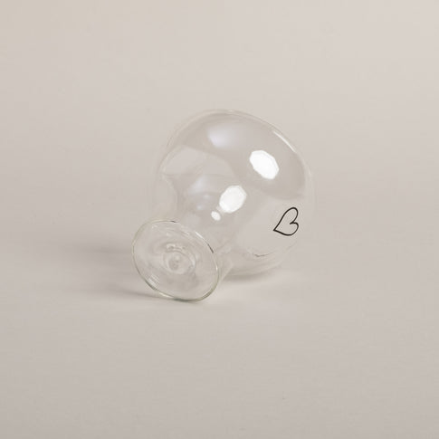 Verre double paroi cœur 100ml (VE = 6 pcs)