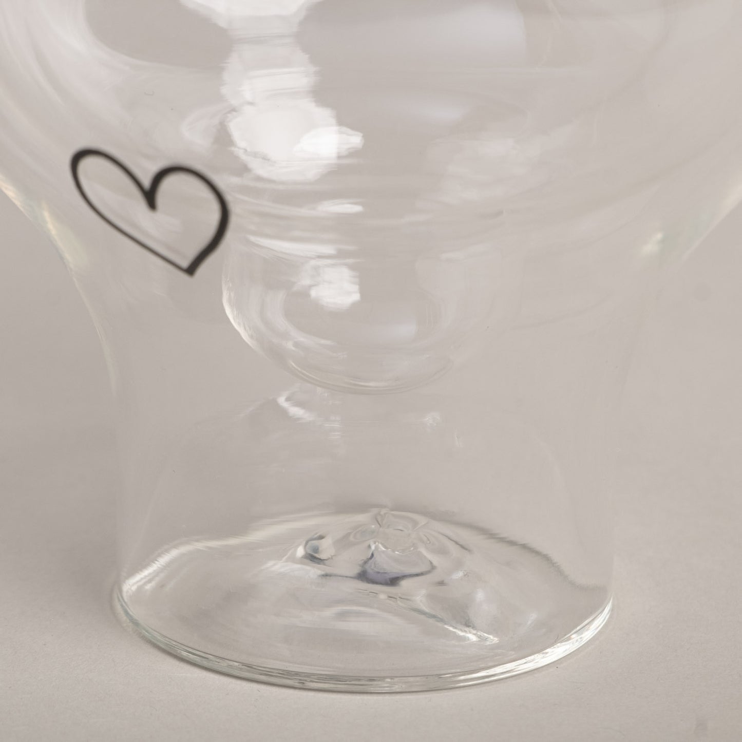 Verre double paroi cœur 100ml (VE = 6 pcs)