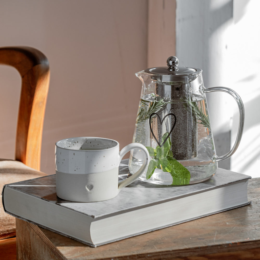 Teekanne Herz (VE = 4 Stk)