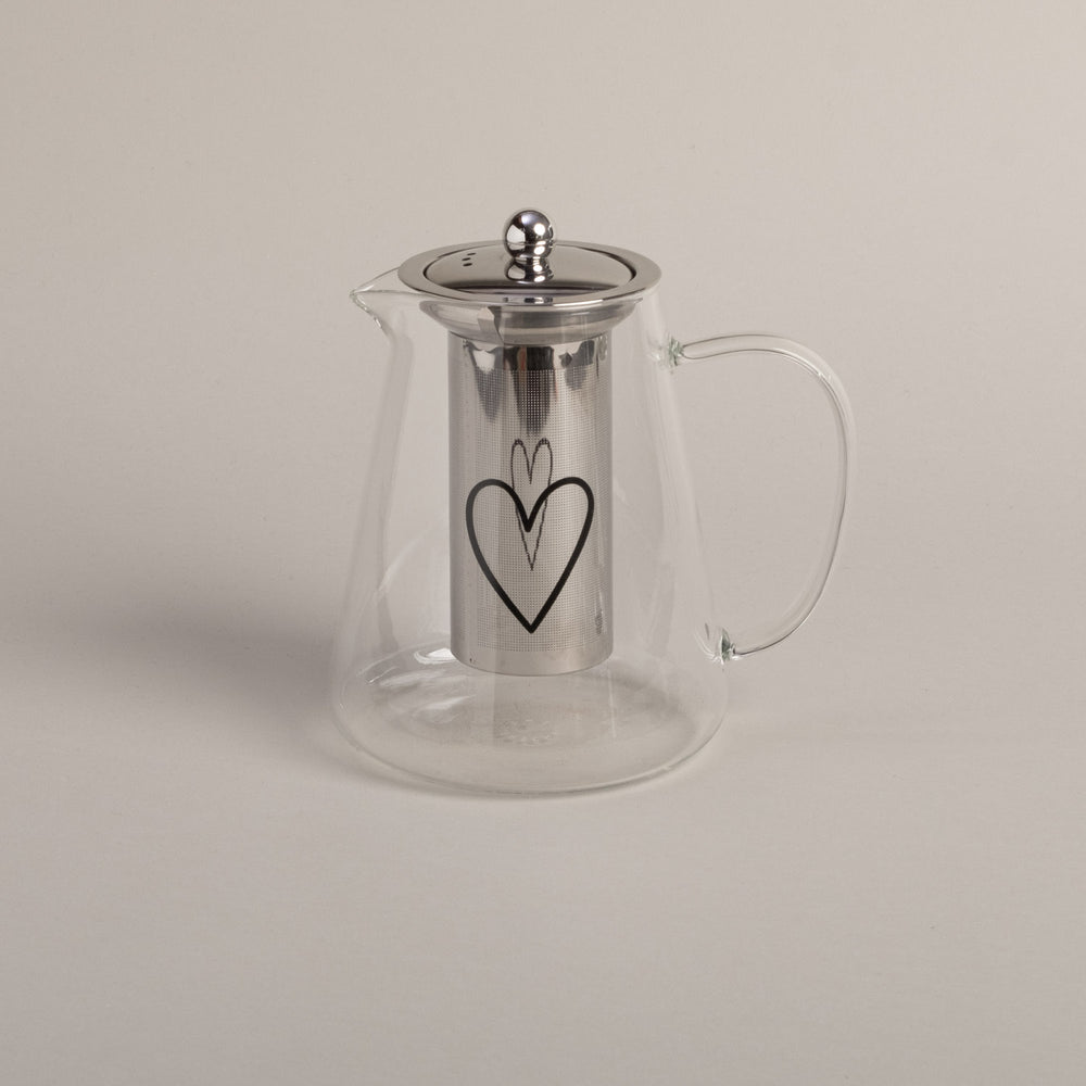 Teekanne Herz (VE = 4 Stk)