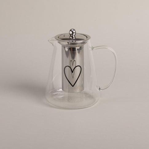 Teekanne Herz (VE = 4 Stk)