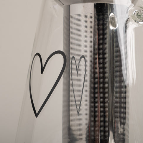 Teekanne Herz (VE = 4 Stk)