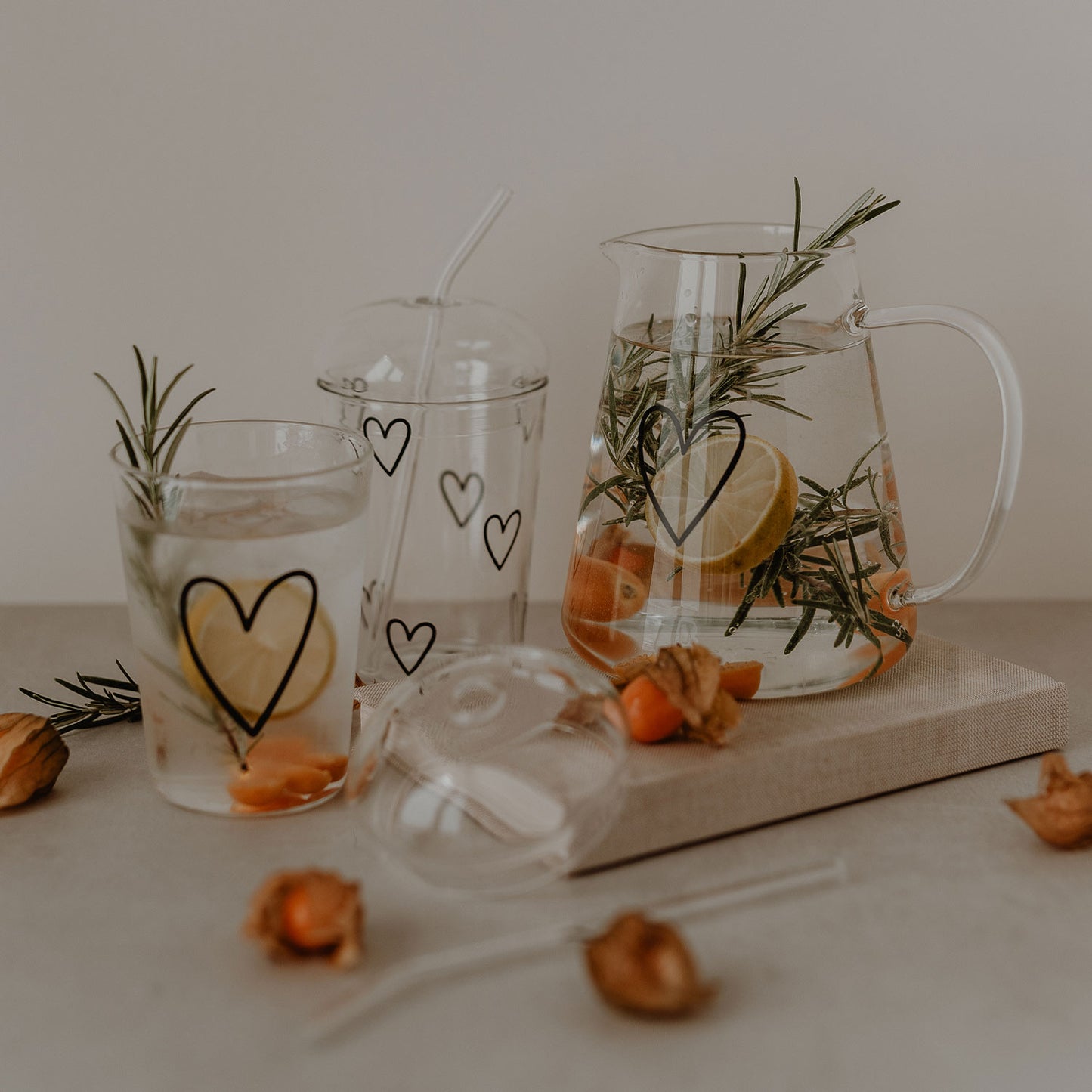 Teekanne Herz (VE = 4 Stk)