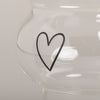 Double Bubble Verre Cœur (VE = 6 pcs)