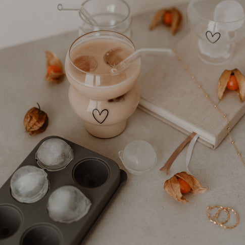 Double Bubble Verre Cœur (VE = 6 pcs)