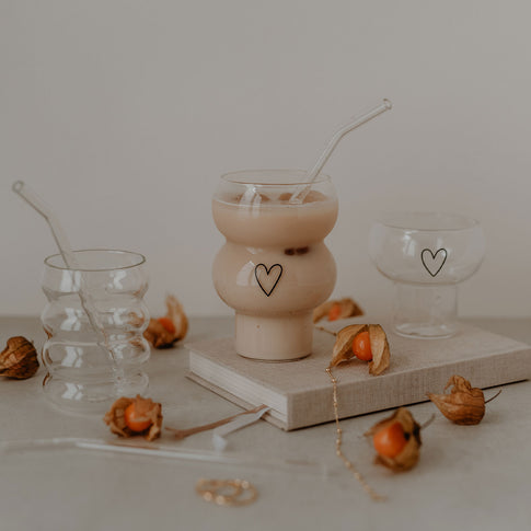 Double Bubble Verre Cœur (VE = 6 pcs)