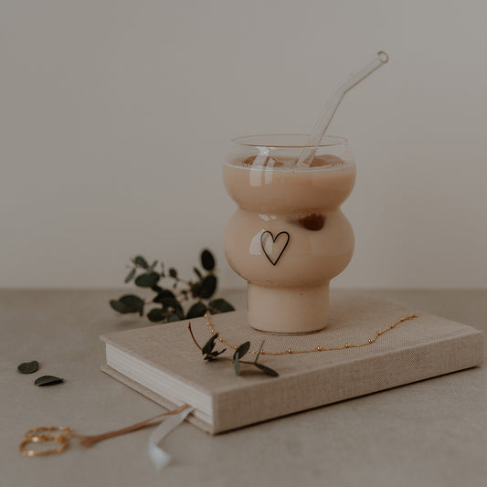Double Bubble Verre Cœur (VE = 6 pcs)