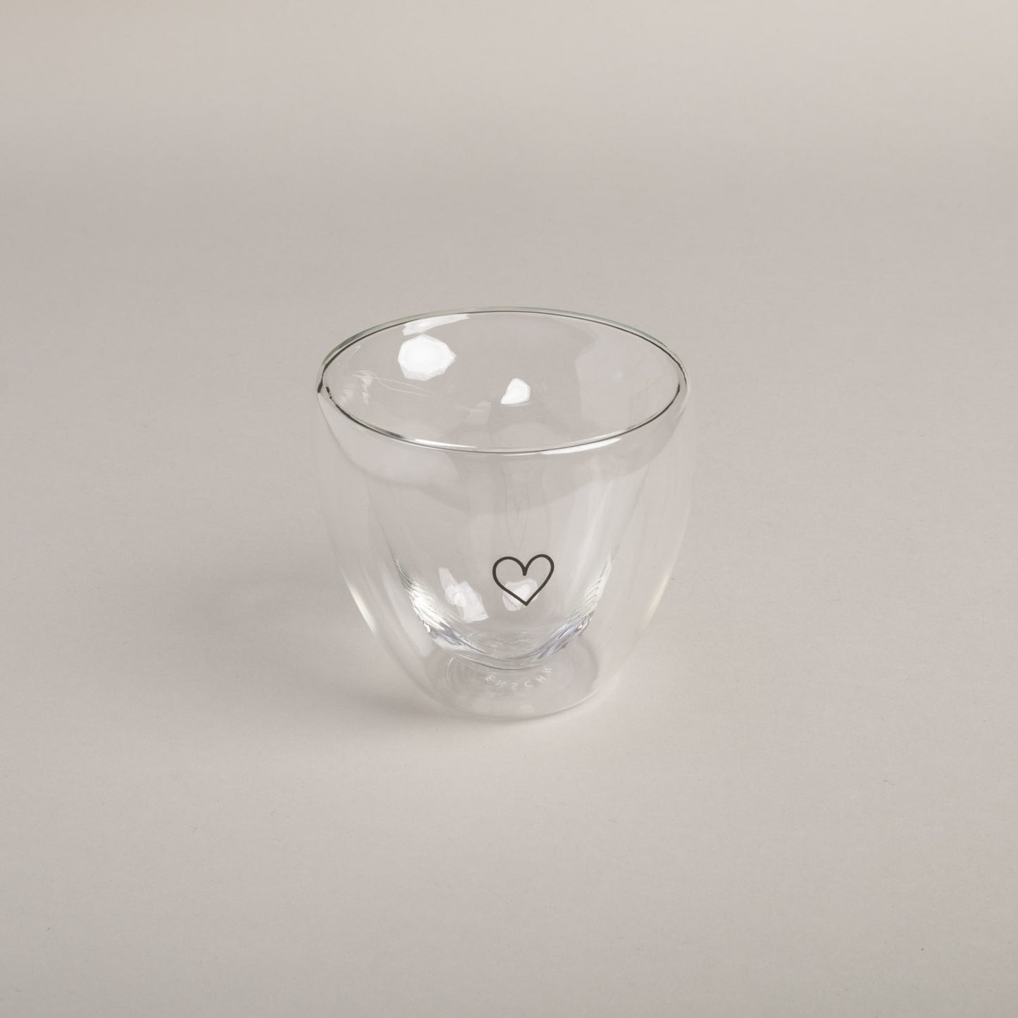 Verre cœur à double paroi cœur 200ml (VE = 6 pcs)