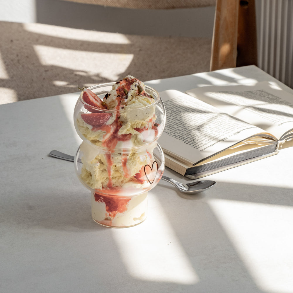 Double Bubble Verre Cœur (VE = 6 pcs)