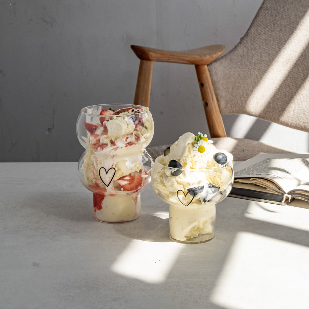 Double Bubble Verre Cœur (VE = 6 pcs)