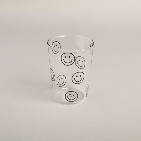 Verre à boire Smileys noir (VE = 6 pcs)