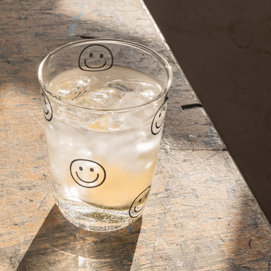 Verre à boire Smileys noir (VE = 6 pcs)