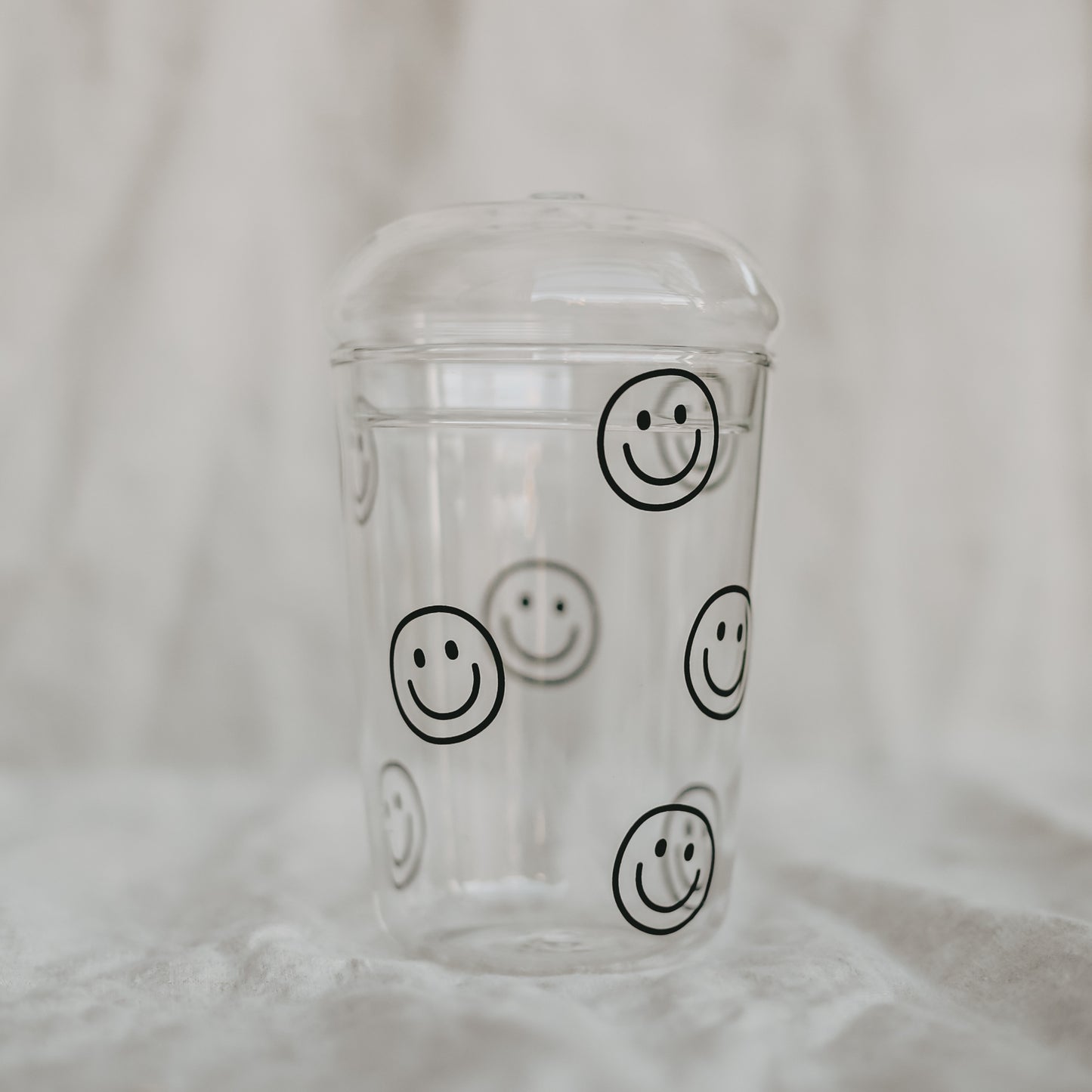 Verre à boire Smileys noir (VE = 6 pcs)