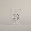 Drinking glass Smiley black (VE = 6 pcs)