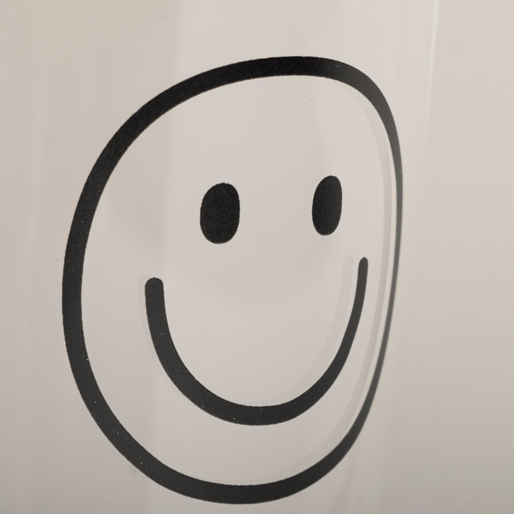 Drinking glass Smiley black (VE = 6 pcs)