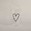 Drinking glass heart black (VE = 6 pcs)