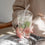 Drinking glass heart black (VE = 6 pcs)