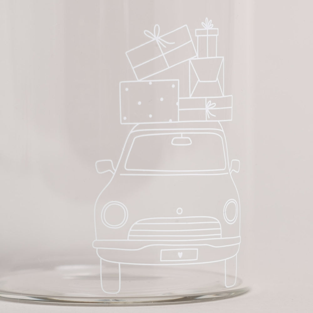 Mini Vorratsglas Christmas Voiture (VE = 8 Stk)