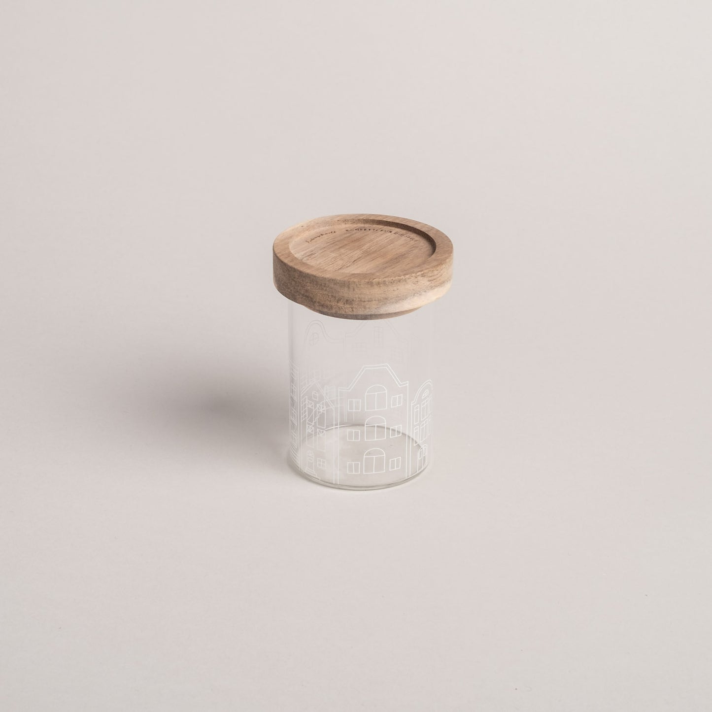 Mini Vorratsglas Häuser (VE = 8 Stk)