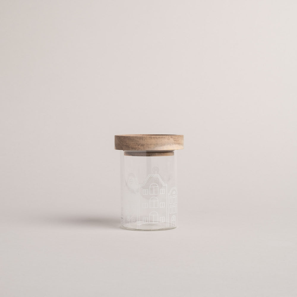 Mini Vorratsglas Häuser (VE = 8 Stk)