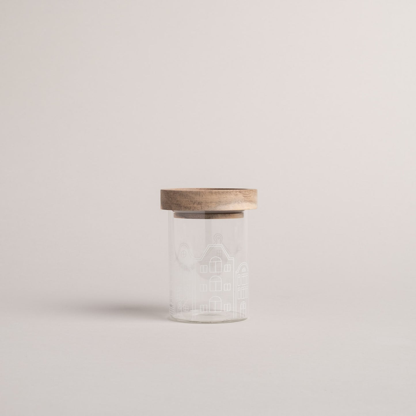 Mini Vorratsglas Häuser (VE = 8 Stk)