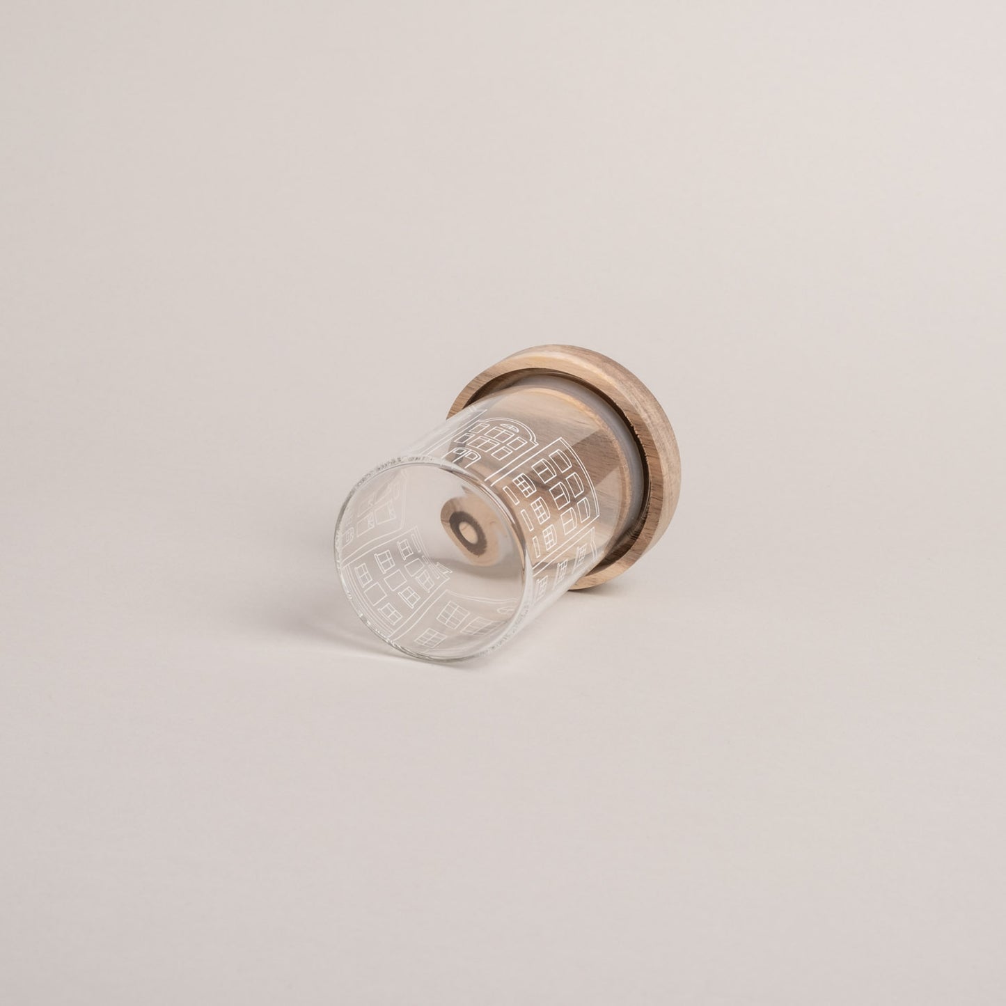 Mini Vorratsglas Häuser (VE = 8 Stk)