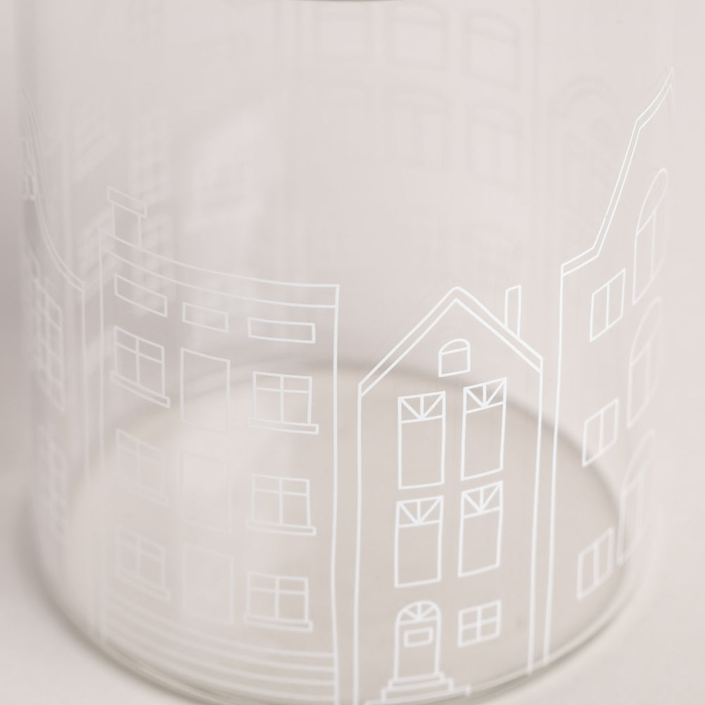 Mini Vorratsglas Häuser (VE = 8 Stk)