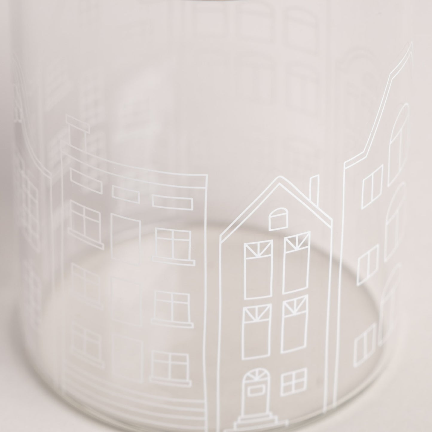 Mini Vorratsglas Häuser (VE = 8 Stk)