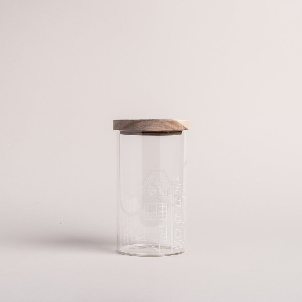 Storage jar houses 19cm (pack = 4 pcs)