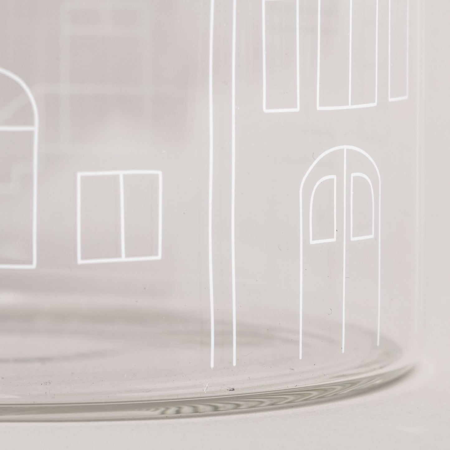 Storage jar houses 19cm (pack = 4 pcs)