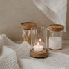 Mini storage jar heart white 9cm (VE = 8 pcs.)