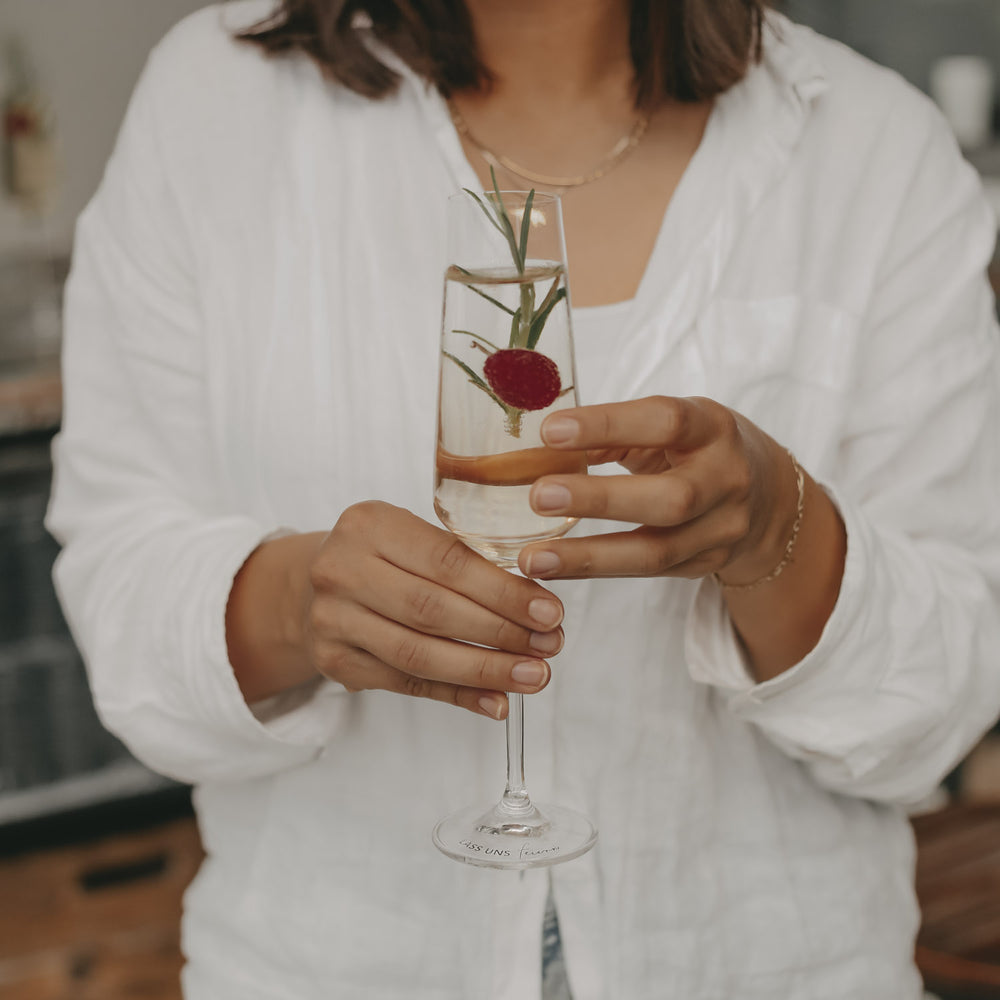 Champagne glass Lass uns feiern (VE = 4 pcs)